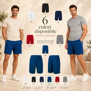 Pantaloni Scurți Bărbați Sport, Lejeri, Ușori și cu Uscare Rapidă – Miles 612 - Img 4