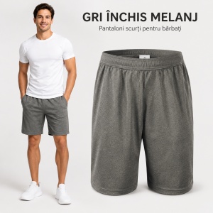 Pantaloni Scurți Bărbați Sport, Lejeri, Ușori și cu Uscare Rapidă – Miles 612 - Img 14