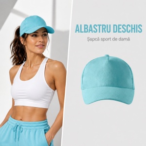 Șapcă Damă Sport din Bumbac, Reglabilă cu Cataramă și Cozoroc Curbat – 5P 307 - Img 13