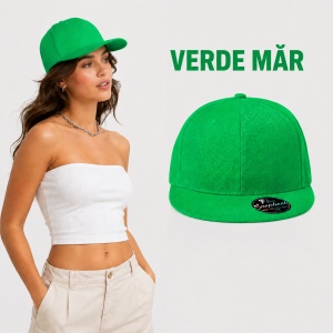Șapcă Damă tip Snapback cu Cozoroc Drept, Reglabilă din Bumbac – Rap 6P 302 - Img 15