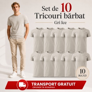 Set 10 tricouri bărbat Malfini Basic Clasic, 100% bumbac, regular fit, 48 culori, mărimi XS–5XL - Img 19