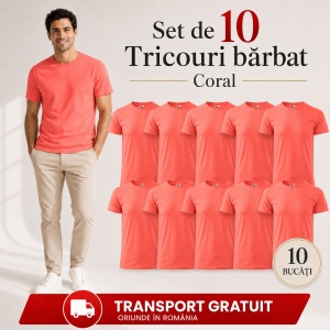 Set 10 tricouri bărbat Malfini Basic Clasic, 100% bumbac, regular fit, 48 culori, mărimi XS–5XL - Img 29