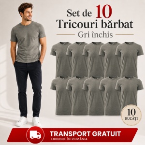 Set 10 tricouri bărbat Malfini Basic Clasic, 100% bumbac, regular fit, 48 culori, mărimi XS–5XL - Img 38