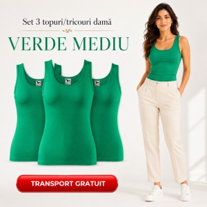 Set 3 topuri damă / maiouri sport, tricou fără mâneci, 16 nuanțe - Img 23