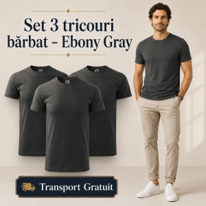 Set 3 Tricouri Bărbat Malfini, 100% Bumbac, 160 g/m², 48 Nuanțe, Mărimi XS–5XL, Transport Gratuit - Img 21