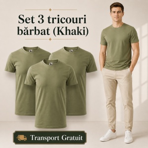 Set 3 Tricouri Bărbat Malfini, 100% Bumbac, 160 g/m², 48 Nuanțe, Mărimi XS–5XL, Transport Gratuit - Img 31