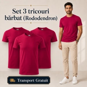 Set 3 Tricouri Bărbat Malfini, 100% Bumbac, 160 g/m², 48 Nuanțe, Mărimi XS–5XL, Transport Gratuit - Img 41