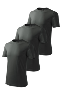 Set 3 tricouri pentru barbati de culoare gri ardezie