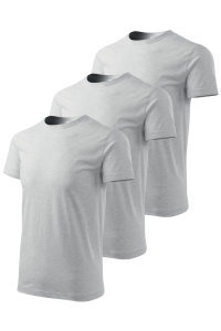 Set 3 tricouri de culoare gri deschis