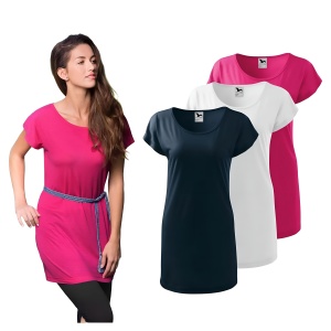 Set 3 tricouri lungi tip-rochie pentru damă 123