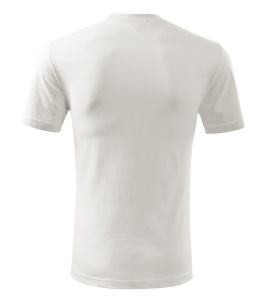 Tricou alb barbat simplu din bumbac 100%