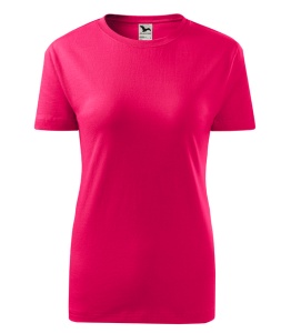 Tricou dama din bumbac de culoare purpuriu