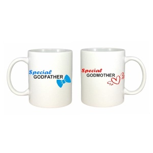 Set cadou 2 cani personalizate pentru Nasi Speciali Godfather Godmother Special - Img 2