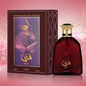 Set parfum Lattafa Muna 100ml, parfum Arabesc, Femei, Gentuta cosmetice - Img 14