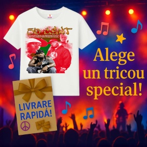 Tricou 50 Cent - Red & Green Style, muzica Hip-Hop / Rap, Dama | Barbat | Copii - Img 4