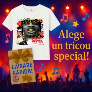 Tricou A$AP Rocky - Gold Teeth Style 1, muzica Hip-Hop / Rap, Dama | Barbat | Copii - Img 6