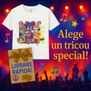 Tricou A$AP Rocky - Graffiti Style, muzica Hip-Hop / Rap, Dama | Barbat | Copii - Img 13