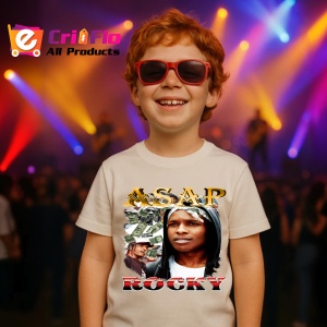 Tricou A$AP Rocky - Money Background, muzica Hip-Hop / Rap, Dama | Barbat | Copii - Img 11