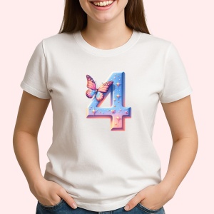 Tricou Alfabet Cifra 3 cu Stitch Roz fericit, explozie de culori, Alb, Unisex Dama si Barbat | Copii - Img 3
