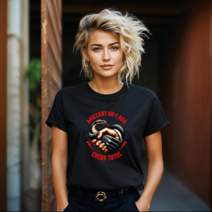 Tricou Amuzant nuNegru,i asa, Crede Totul Negru, Copii | Dama | Barbat - Img 8