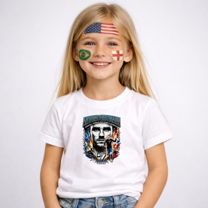 Tricou Antoine Griezmann France World Cup Fifa 2026, din bumbac 100%, tricou alb, Copii | Dama | Barbat - Img 2