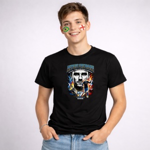 Tricou Antoine Griezmann France World Cup Fifa 2026, din bumbac 100%, tricou negru, Copii | Dama | Barbat