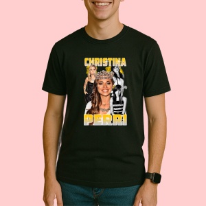Tricou Ariana Grande - Elegant Style, muzica Pop, Dama | Barbat | Copii, Culoare Negru - Img 3