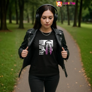 Tricou Artwork - Purple Tears, muzica Pop, Dama | Barbat | Copii, Culoare Negru - Img 14