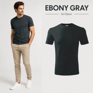 Tricou Bărbat, 100% Bumbac, 145 g/m², Guler Rotund, 26 Culori, Mărimi S–3XL - Img 16