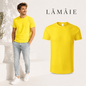 Tricou Bărbat 819 Epic, 100% Bumbac Organic, 160 g/m², Guler Rotund, 14 Culori, Mărimi S–3XL - Img 16