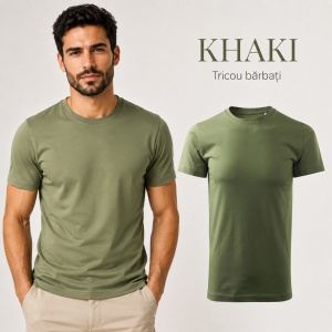 Tricou Bărbat Basic Free, 100% Bumbac, Guler Rotund, Croială Tubulară, S–3XL, 18 Culori - Img 21
