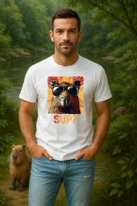 Tricou Barbat CapyBara - Sup? - Img 1