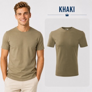 Tricou Bărbat Classic Basic New, 100% Bumbac, 145 g/m², Guler Rotund, 26 Culori, Mărimi S–3XL - Img 22