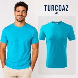 Tricou Bărbat Classic Basic New, 100% Bumbac, 145 g/m², Guler Rotund, 26 Culori, Mărimi S–3XL - Img 32