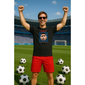 Tricou Barbat cu Fotbalistul Achraf Hakimi - Paris Saint - Germain
