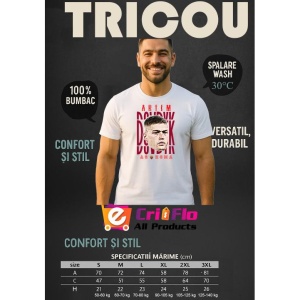 Tricou Barbat cu Fotbalistul Artem Dovbyk - AS Roma - Img 11