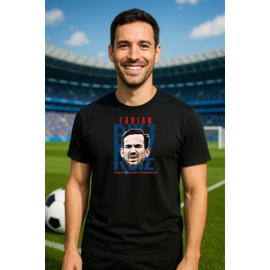 Tricou Barbat cu Fotbalistul Fabiin Ruiz Pea - Paris Saint - Germain - Img 5