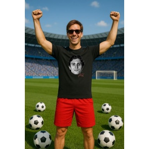 Tricou Barbat cu Fotbalistul Riccardo Calafiori - Bologna FC - Img 2