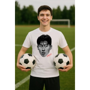 Tricou Barbat cu Fotbalistul Son Heung - min - Tottenham Hotspur - Img 8