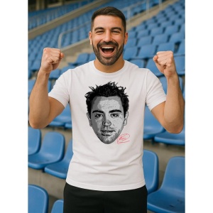 Tricou Barbat cu Fotbalistul Xavi Hernandez - FC Barcelona - Img 7