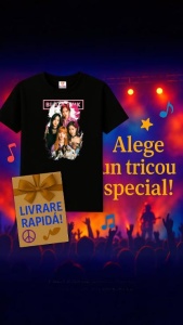 Tricou barbat Kpop cu trupa BLACKPINK 3 music Coreean 162 - Img 10
