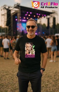 Tricou barbat Kpop cu trupa BLACKPINK JENNIE music Coreean 170 - Img 8