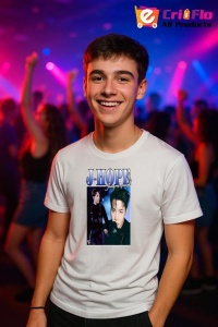Tricou barbat Kpop cu trupa JAEHYUN music Coreean 219 - Img 5