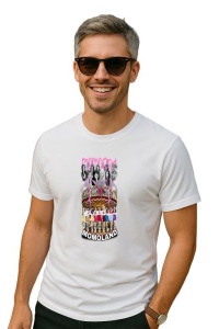 Tricou barbat Kpop cu trupa MAMOLAND music Coreean 266 - Img 2