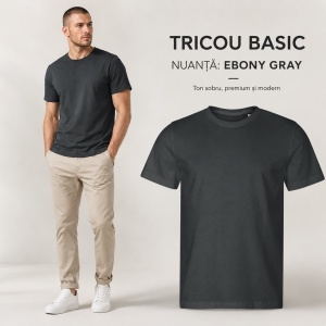 Tricou bărbătesc Malfini Edge 813, 190 g/m², guler rotund, S–6XL, 7 culori disponibile - Img 13