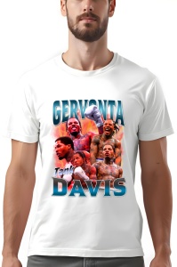 Tricou barbati - Gervonta Davis - box, puternic, campion, dinamic, viteză, precizie, knockout, forță, atlet, determinare