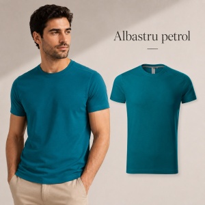 Tricou Bărbați Malfini Premium Action, 95% Bumbac, 5% Elastan, Slim Fit, 180 g/m², Guler Rotund, Mărimi S–3XL, 10 Culori - Img 13