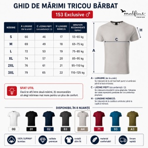Tricou bărbați Malfini Premium Exclusive 153, 100% bumbac SUPIMA®, slim fit - Img 4