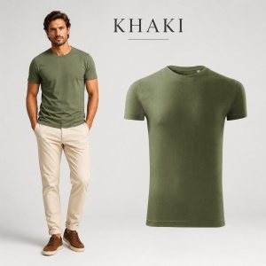 Tricou Bărbați Malfini Viper Free F43, 100% Bumbac, 180 g/m², Slim Fit, Guler Rotund, S–2XL, 10 Culori - Img 15