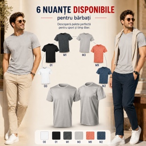 Tricou bărbați sport Malfini Chance GRS 810, micro poliester reciclat, Extra Dry, 6 nuanțe - Img 6